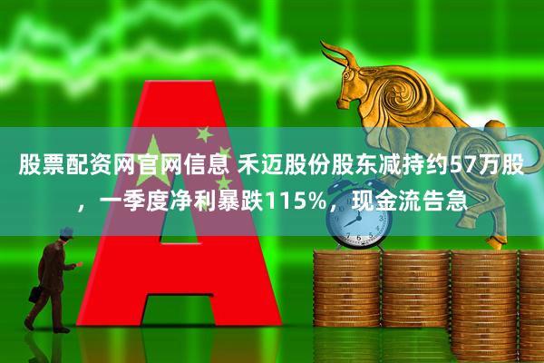 股票配资网官网信息 禾迈股份股东减持约57万股，一季度净利暴跌115%，现金流告急